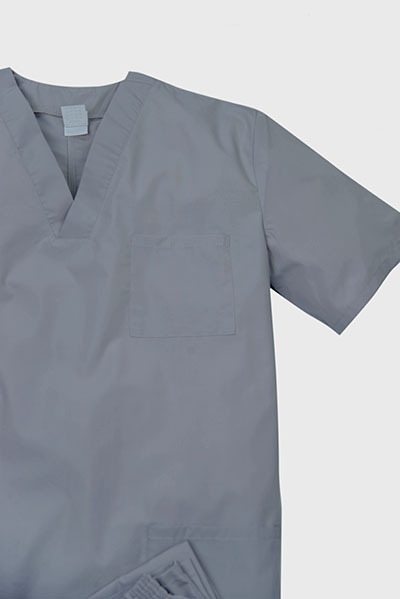 Мужской медицинский костюм К-405 (серый, Тиси)