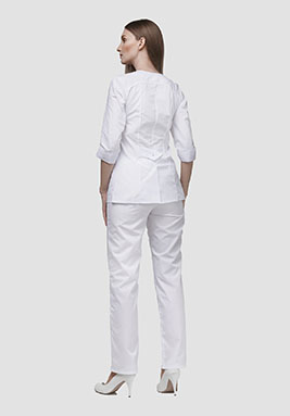 Mедицинский костюм К-235 (белый, Тиси)