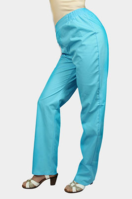 Медицинские брюки женские В-08.11 (голубой, Тиси)